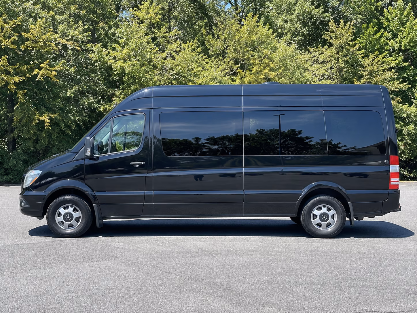 bridal party sprinter vans and party buses for the wedding day