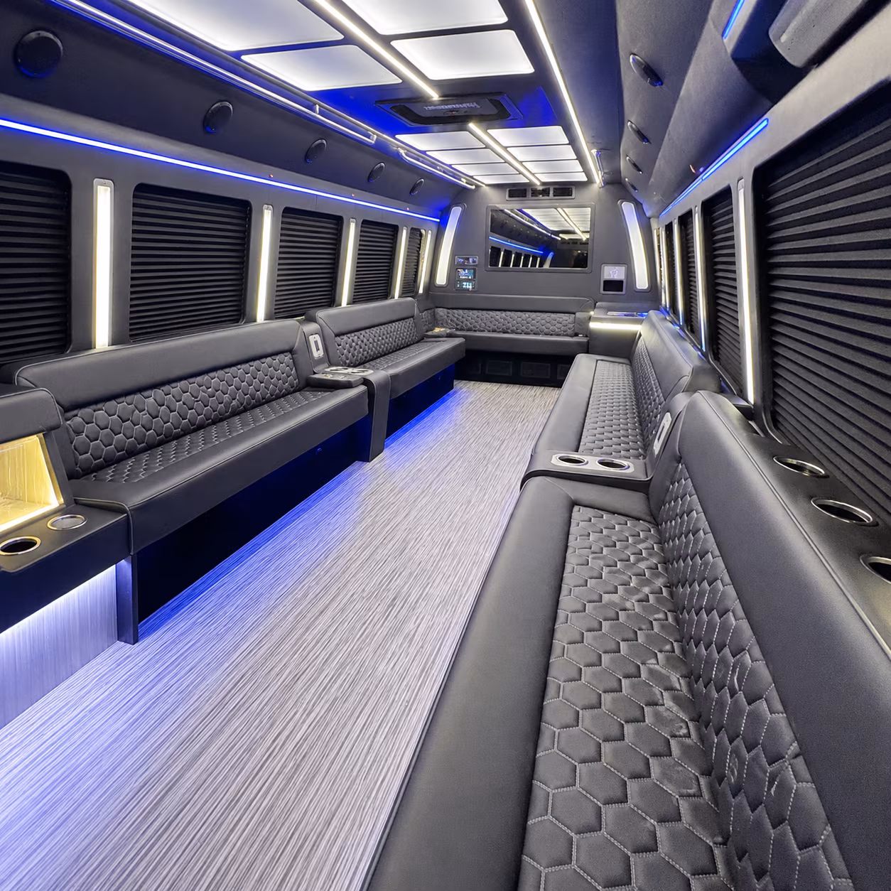 vineland party bus rental interior